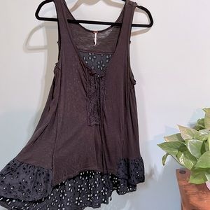 Free People Eyelet Tank